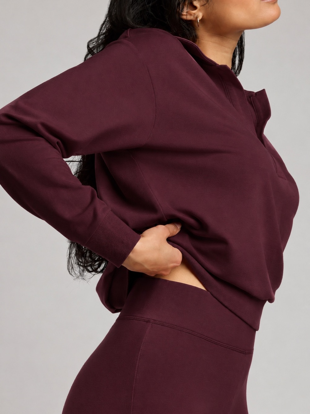 NWT Negative Underwear Club Pullover in Garnet